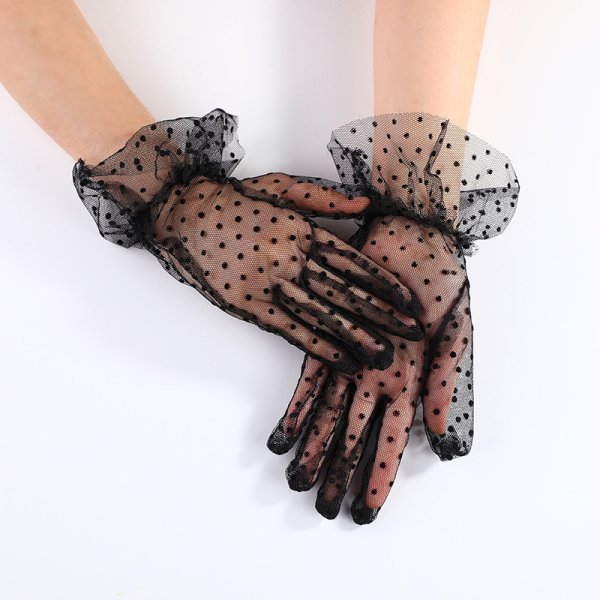 (image for) Sexy Lacework With Dots Ladies Gloves