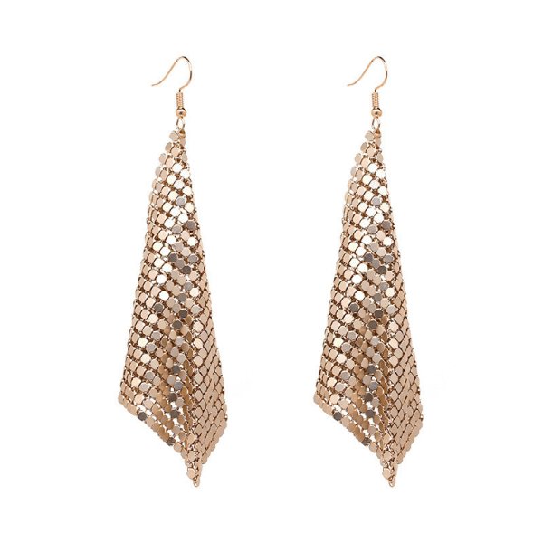 (image for) New Fashion Metallic Glitter Earrings