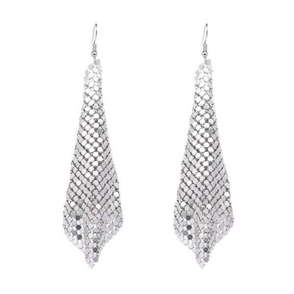 (image for) New Fashion Metallic Glitter Earrings