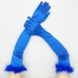 (image for) Women's Long Party Cosplay Gloves With Fluff