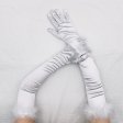 (image for) Women's Long Party Cosplay Gloves With Fluff