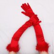 (image for) Women's Long Party Cosplay Gloves With Fluff