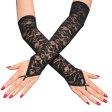 (image for) New Fashion Women's Flowers Lace Gloves