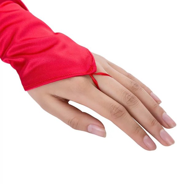 (image for) Ladies Satin Fingerless Gloves For Show