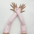 (image for) Ladies Satin Fingerless Gloves For Show