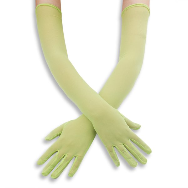 (image for) Soft Thin See-through Mesh Long Gloves