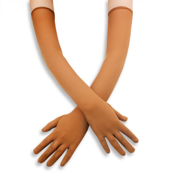 (image for) Soft Thin See-through Mesh Long Gloves