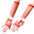(image for) Merry Christmas Party Fishnet Gloves