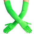 (image for) Multi-colored Satin Dancing Long Gloves