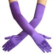 (image for) Multi-colored Satin Dancing Long Gloves