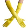 (image for) Multi-colored Satin Dancing Long Gloves