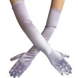 (image for) Multi-colored Satin Dancing Long Gloves