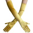 (image for) Multi-colored Satin Dancing Long Gloves