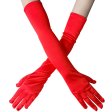 (image for) Multi-colored Satin Dancing Long Gloves
