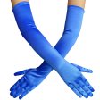 (image for) Multi-colored Satin Dancing Long Gloves