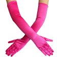 (image for) Multi-colored Satin Dancing Long Gloves
