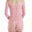 (image for) Fashion Strapless Long-sleeved Fish-net Dress