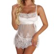 (image for) Ladies Strappy Eyelash Lace Sexy Night Skirt
