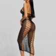 (image for) Alluring Hot Transparent Long Fishnet Dress