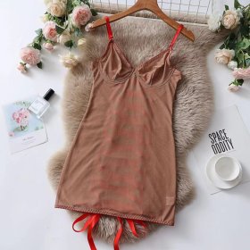 Women Strappy Backless Bandaged Hot Dress