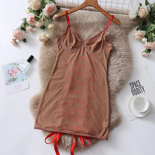 (image for) Women Strappy Backless Bandaged Hot Dress
