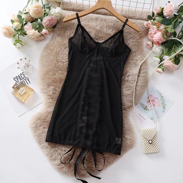 (image for) Women Strappy Backless Bandaged Hot Dress