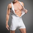 (image for) All cotton Comfortable And Sexy Front Button Jumpsuit