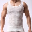 (image for) Men Hot Lace See-through Vest Sexy Lingerie