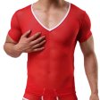 (image for) Elastic Transparent Mesh T-shirt Short Sleeves