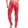 (image for) Men Sexy Evening Show Slim Leather Pants