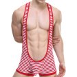 (image for) Sexy Easeful Stripe Hot Jumpsuit For Men
