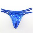(image for) Heat On Fire Patent Leather Strappy Panties For Men
