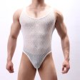 (image for) New Arrival Men Sleeveless One Piece Suit Teddy