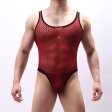 (image for) New Arrival Men Sleeveless One Piece Suit Teddy