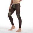 (image for) Nigth Show Spliced With Camouflage Mesh Shaping Pants