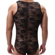(image for) New Lace Sleeveless Men Flex Teddy