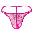 (image for) Men Low Waist Transparent Mesh T-back