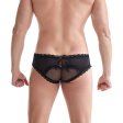 (image for) Men Sexy Lace Back Hollowed-out Mesh Panty