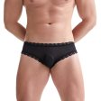 (image for) Men Sexy Lace Back Hollowed-out Mesh Panty