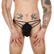 (image for) New Men Hollowed-out Ice Silk T-back