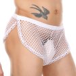 (image for) Men Side Slit Big Fishnet Boxers Sexy Nightwear