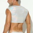 (image for) Fashion Show Faux Leather Sleeveless Vest For Men