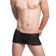 (image for) Ultrathin Transparent Lace T-back Underwear For Men