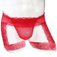 (image for) Men Lace Boxers Briefs Sexy Lingeries