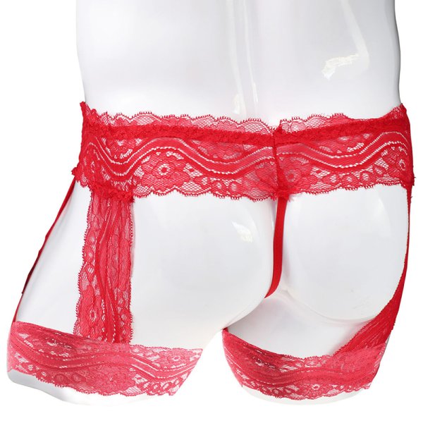 (image for) Men Lace Boxers Briefs Sexy Lingeries