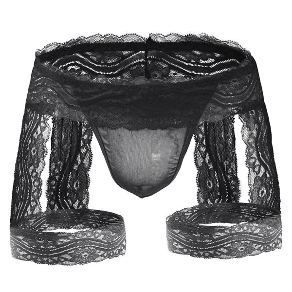 (image for) Men Lace Boxers Briefs Sexy Lingeries
