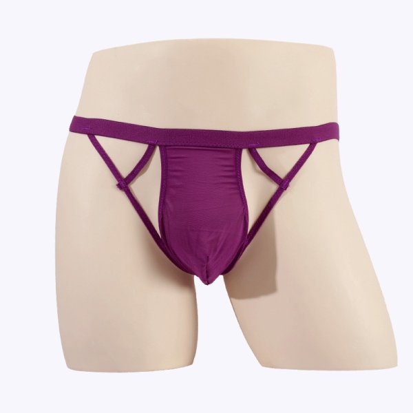 (image for) Men See-through Hollowed-out Mesh Panty T-back
