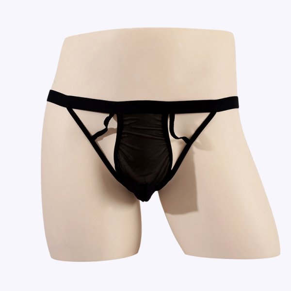 (image for) Men See-through Hollowed-out Mesh Panty T-back