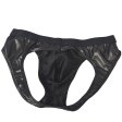 (image for) Men Faux Leather Rings Assless Panty
