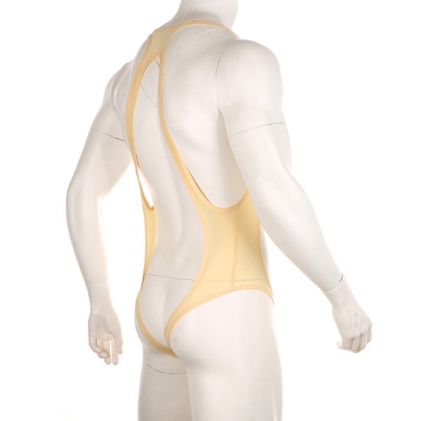 (image for) Super Sexy Men One-piece Ice Silk Assless Underwear